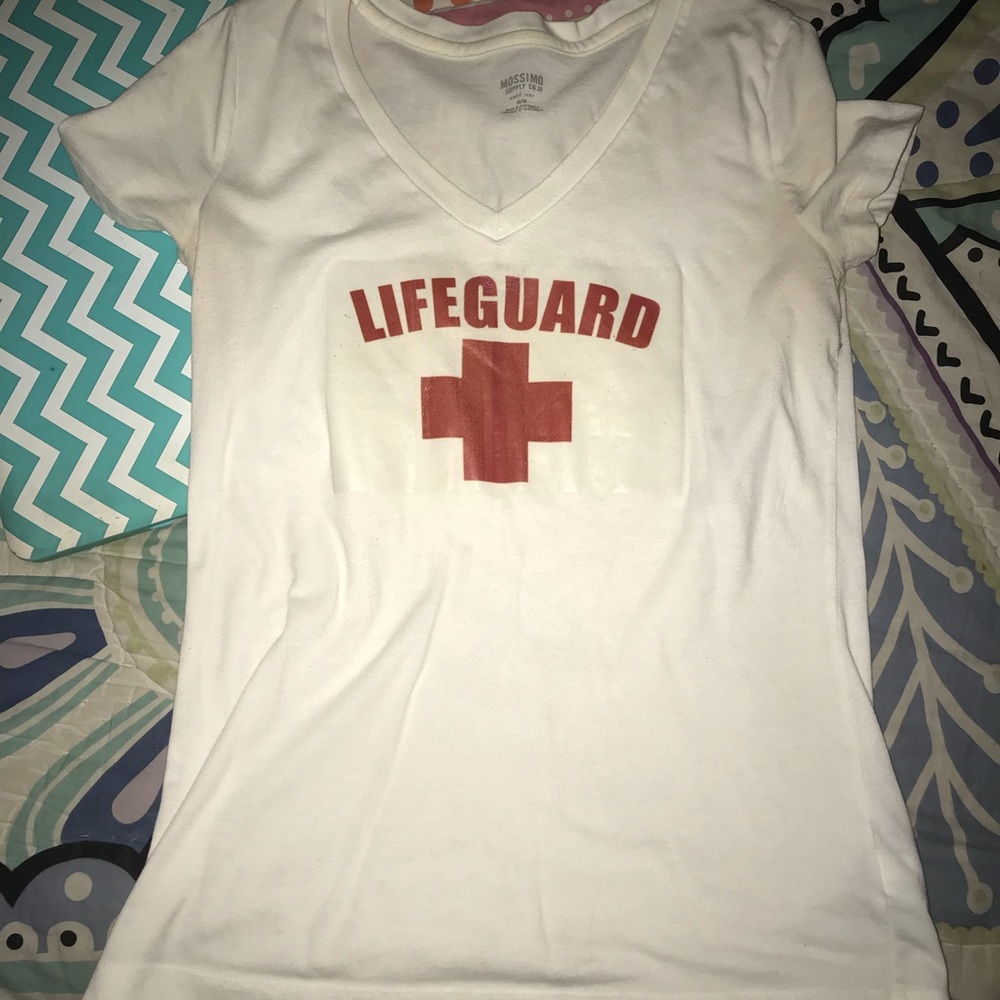 DIY lifeguard Halloween shirt!